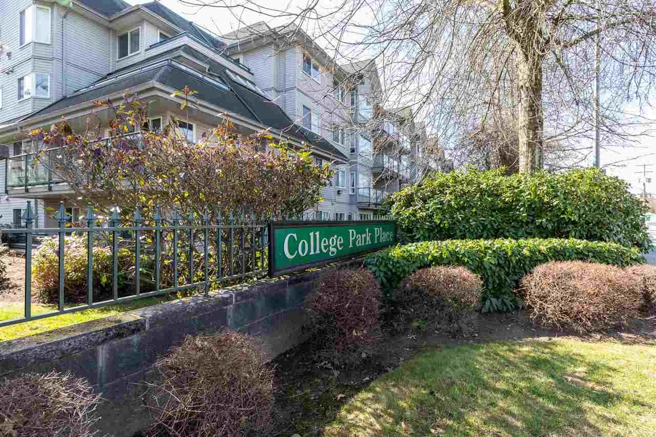 Main Photo: 207 33688 KING Road in Abbotsford: Poplar Condo for sale in "COLLEGE PARK" : MLS®# R2549228