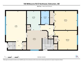 Photo 35: 180 MILLBOURNE Road E in Edmonton: Zone 29 House Half Duplex for sale : MLS®# E4312442