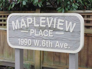 Photo 2: 108 1990 W 6TH Avenue in Vancouver: Kitsilano Condo for sale in "MAPLEVIEW PLACE" (Vancouver West)  : MLS®# V878026