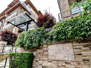 Photo 1: 201 2465 WILSON Avenue in Port Coquitlam: Central Pt Coquitlam Condo for sale in "ORCHID RIVERSIDE" : MLS®# R2469376