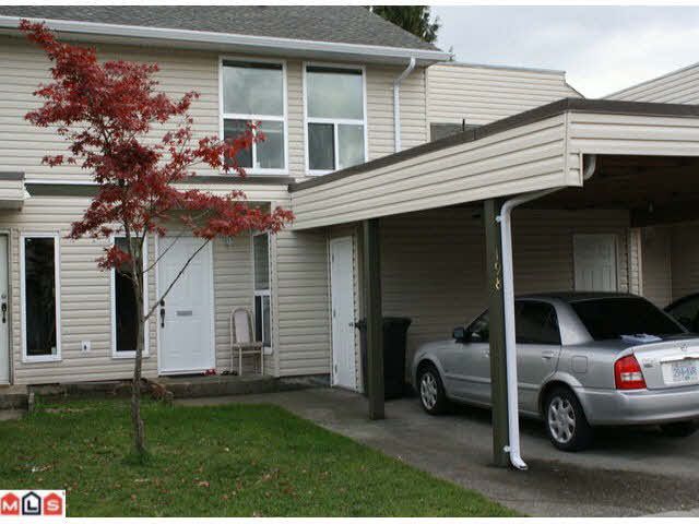 Main Photo: 198 32550 MACLURE ROAD in : Abbotsford West Townhouse for sale : MLS®# F1013012
