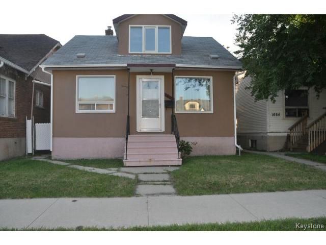 Main Photo: 1660 Arlington Street in WINNIPEG: North End Residential for sale (North West Winnipeg)  : MLS®# 1318907