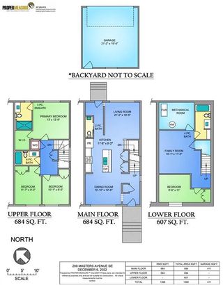 Photo 3: 208 Masters Avenue SE in Calgary: Mahogany Semi Detached (Half Duplex) for sale : MLS®# A2013274