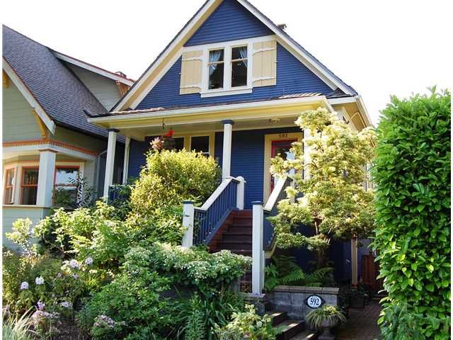 Main Photo: 592 W 18TH Avenue in Vancouver: Cambie House for sale in "DOUGLAS PARK" (Vancouver West)  : MLS®# V970120