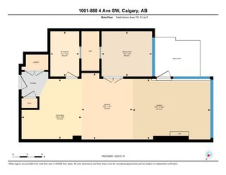 Photo 36: 1001 888 4 Avenue SW in Calgary: Downtown Commercial Core Apartment for sale : MLS®# A1172524