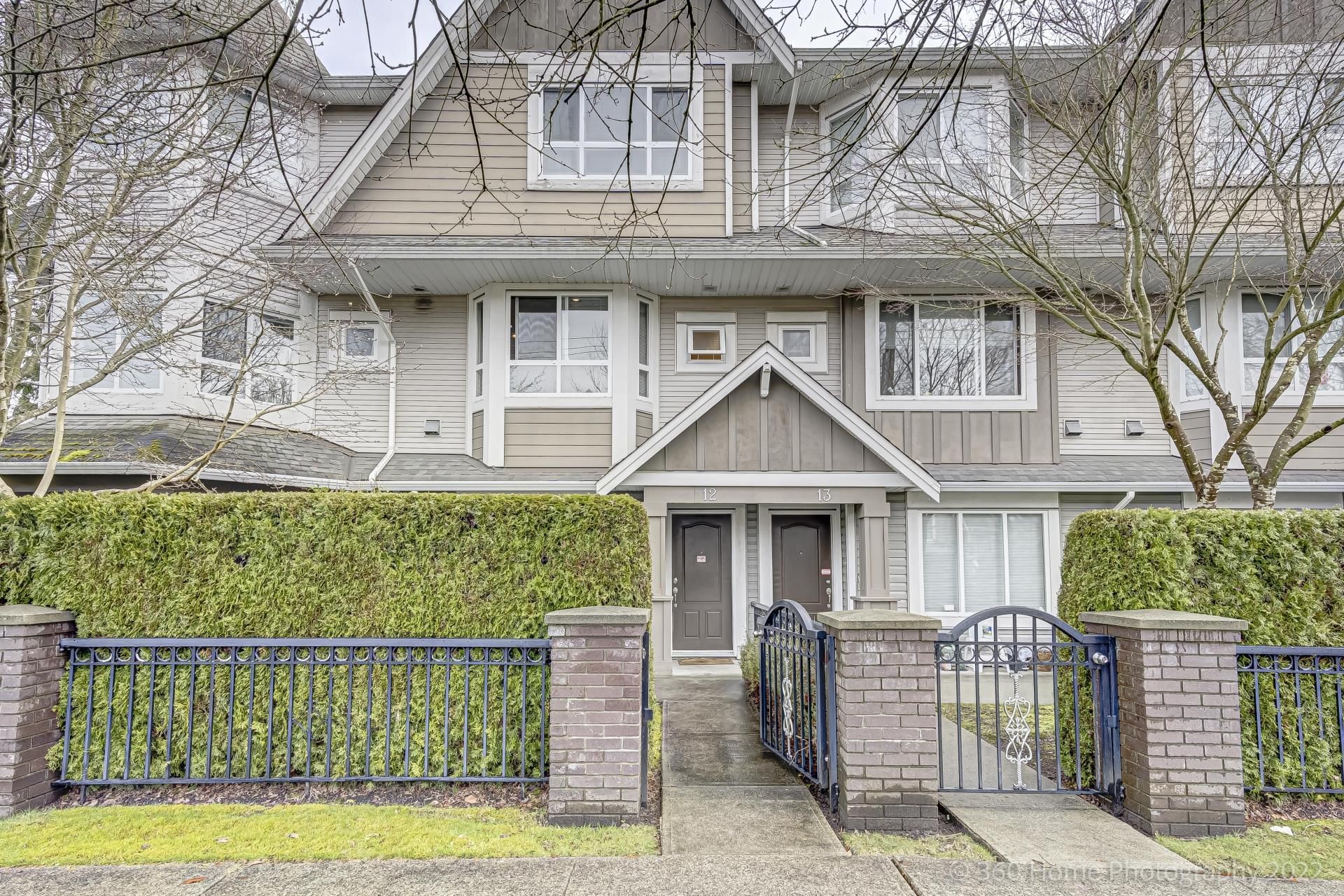 Main Photo: 12 9288 KEEFER Avenue in Richmond: McLennan North Townhouse for sale : MLS®# R2656002