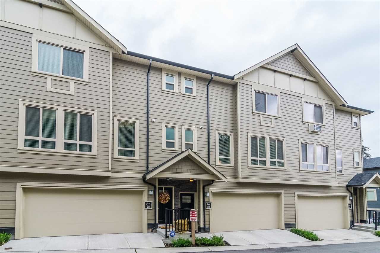 Main Photo: 80 19913 70 Avenue in Langley: Willoughby Heights Townhouse for sale in "The Brooks" : MLS®# R2332375