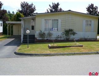 Photo 1: 101 1884 MCCALLUM Road in Abbotsford: Central Abbotsford Manufactured Home for sale in "GARDEN VILLAGE" : MLS®# F2922686