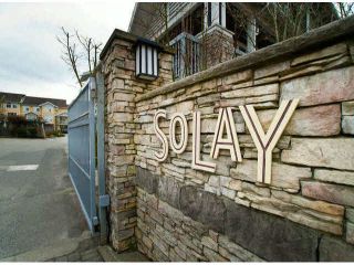Photo 1: 150 15168 36TH Avenue in Surrey: Morgan Creek Townhouse for sale in "SOLAY" (South Surrey White Rock)  : MLS®# F1423214
