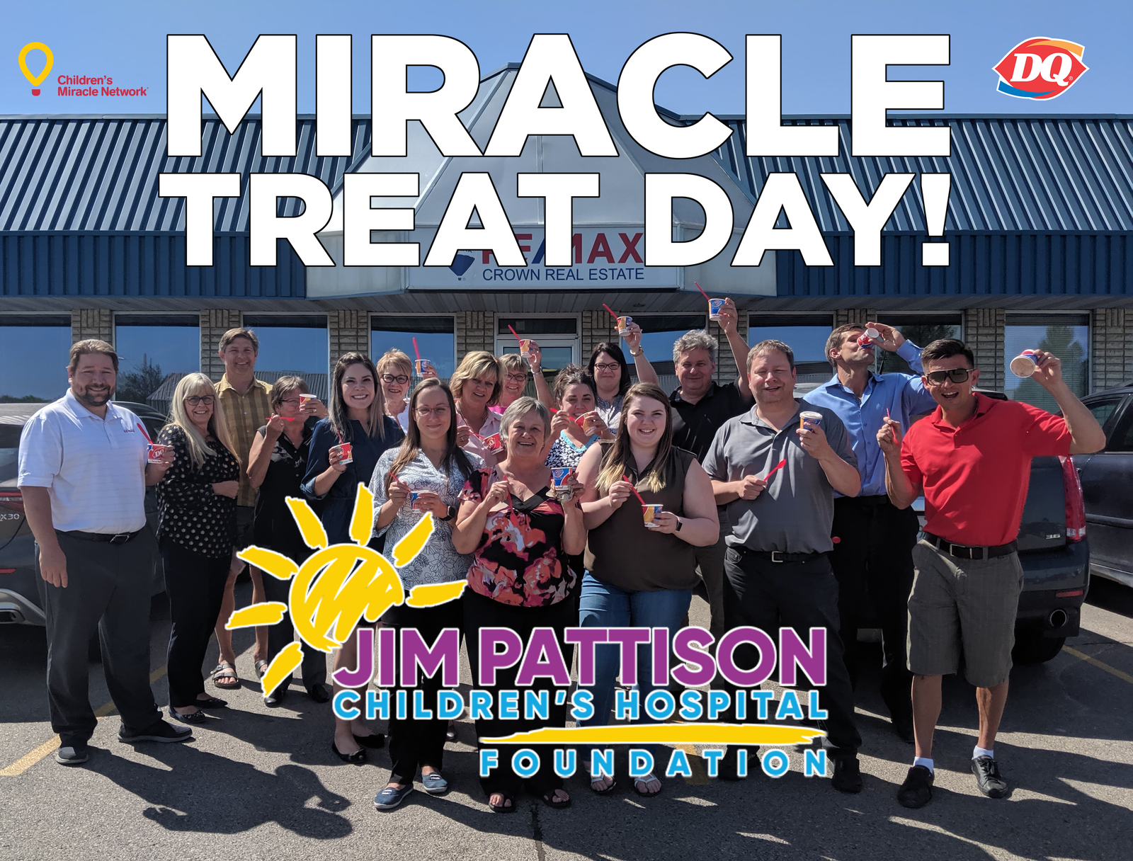 REMAX Crown Real Estate Celebrates CMN’s Miracle Treat Day!