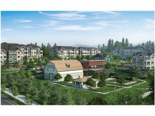 Photo 1: 211 16390 64TH Avenue in Surrey: Cloverdale BC Condo for sale in "The Ridge At Bose Farms" (Cloverdale)  : MLS®# F1431232