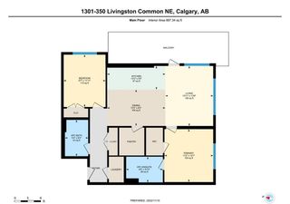 Photo 4: 1301 350 Livingston Common NE in Calgary: Livingston Apartment for sale : MLS®# A2012161