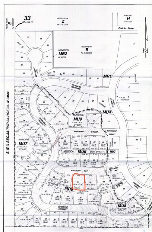 Main Photo: 64 Edgemont Crescent in Corman Park: Lot/Land for sale (Corman Park Rm No. 344)  : MLS®# SK934724