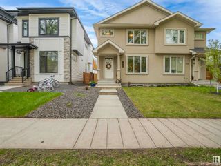 Main Photo: 9328 71 Avenue in Edmonton: Zone 17 House Half Duplex for sale : MLS®# E4389555