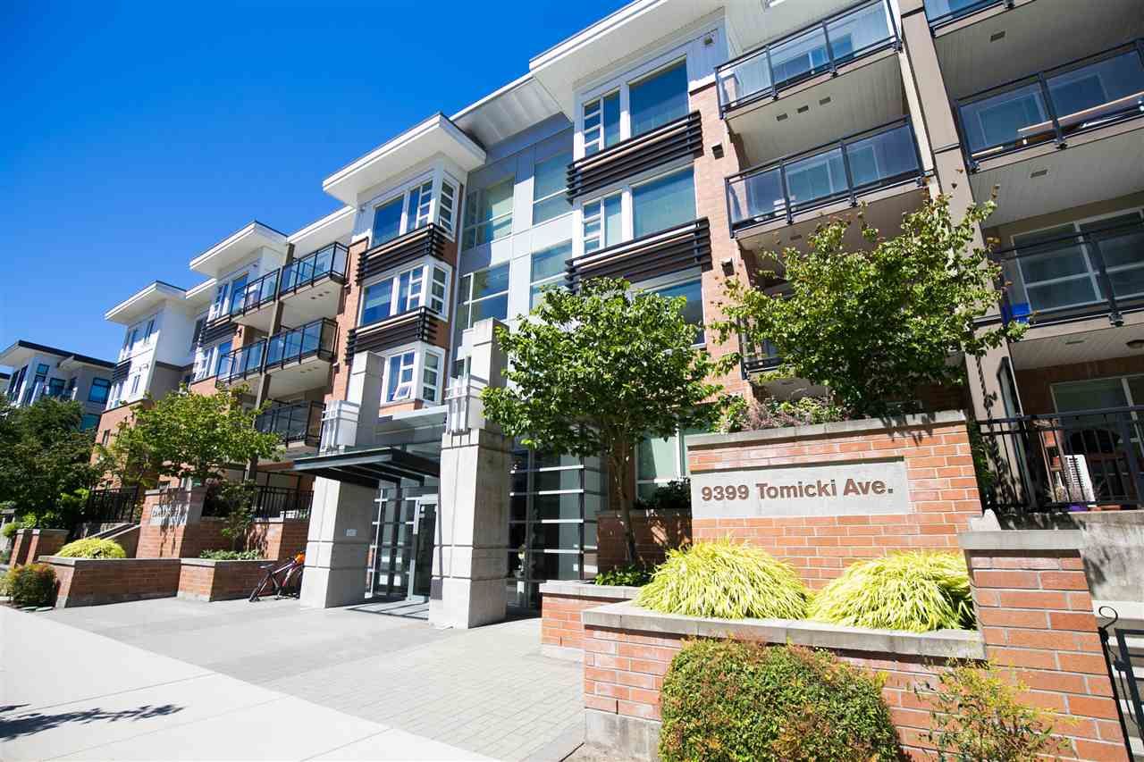 Main Photo: 411 9399 TOMICKI Avenue in Richmond: West Cambie Condo for sale : MLS®# R2329134