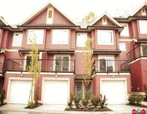 Main Photo: 36 6635 192ND Street in Surrey: Clayton Townhouse for sale in "Leafside Lane" (Cloverdale)  : MLS®# F2726999