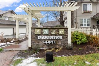 Photo 1: 101 4401 BLAUSON Boulevard in Abbotsford: Abbotsford East Townhouse for sale in "SAGE IN AUGUSTON" : MLS®# R2642293