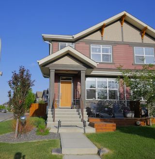 Photo 2: 819 Mahogany Boulevard SE in Calgary: Mahogany Semi Detached (Half Duplex) for sale : MLS®# A2053873