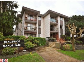 Photo 1: 312 1442 BLACKWOOD Street: White Rock Condo for sale in "Blackwood Manor" (South Surrey White Rock)  : MLS®# F1103862
