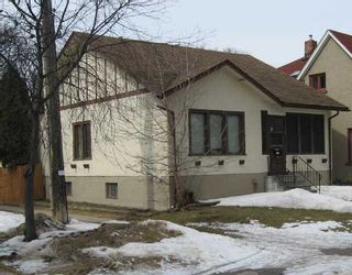 Main Photo: 160 Sherburn St./ Wolseley in Winnipeg: West End / Wolseley Single Family Detached for sale () 