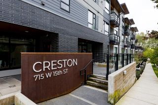 Photo 1: 102 715 W 15TH Street in North Vancouver: Mosquito Creek Condo for sale in "Creston" : MLS®# R2685983