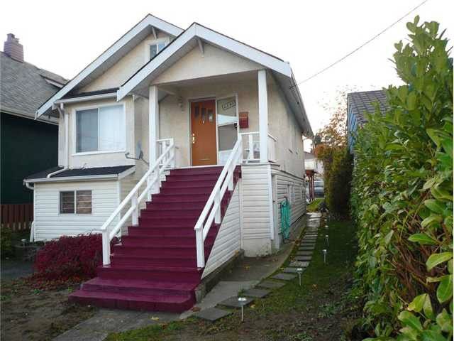 Main Photo: 4583 ELGIN Street in Vancouver: Fraser VE House for sale (Vancouver East)  : MLS®# V1111401