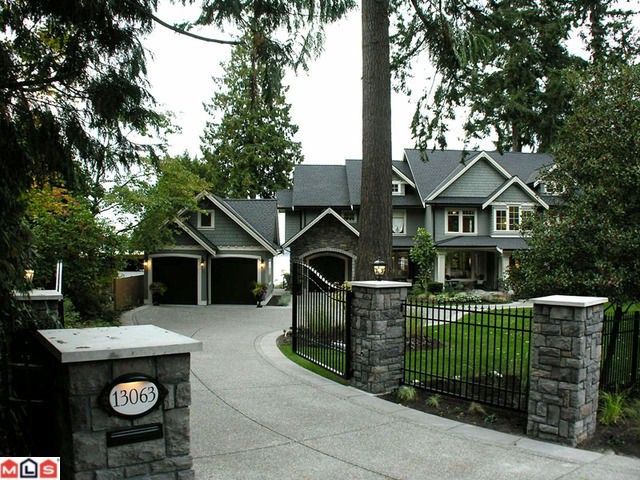Main Photo: 13063 CRESCENT Road in Surrey: Elgin Chantrell House for sale (South Surrey White Rock)  : MLS®# F1006289