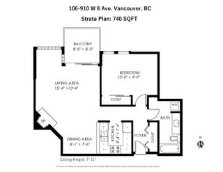 Photo 20: 106 910 W 8TH Avenue in Vancouver: Fairview VW Condo for sale (Vancouver West)  : MLS®# R2845089