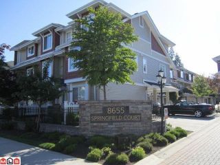 Photo 2: 45 8655 159TH Street in Surrey: Fleetwood Tynehead Townhouse for sale in "SPRING FIELD COURT" : MLS®# F1117226