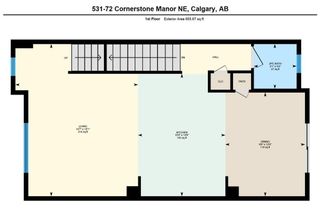 Photo 19: 531 72 Cornerstone Manor NE in Calgary: Cornerstone Row/Townhouse for sale : MLS®# A2103118