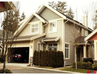 Photo 1: 7 15255 36TH Avenue in Surrey: Morgan Creek Townhouse for sale in "FERNGROVE" (South Surrey White Rock)  : MLS®# F2802369