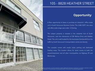 Photo 2: 105 8828 HEATHER Street in Vancouver: Marpole Industrial for lease (Vancouver West)  : MLS®# C8050174