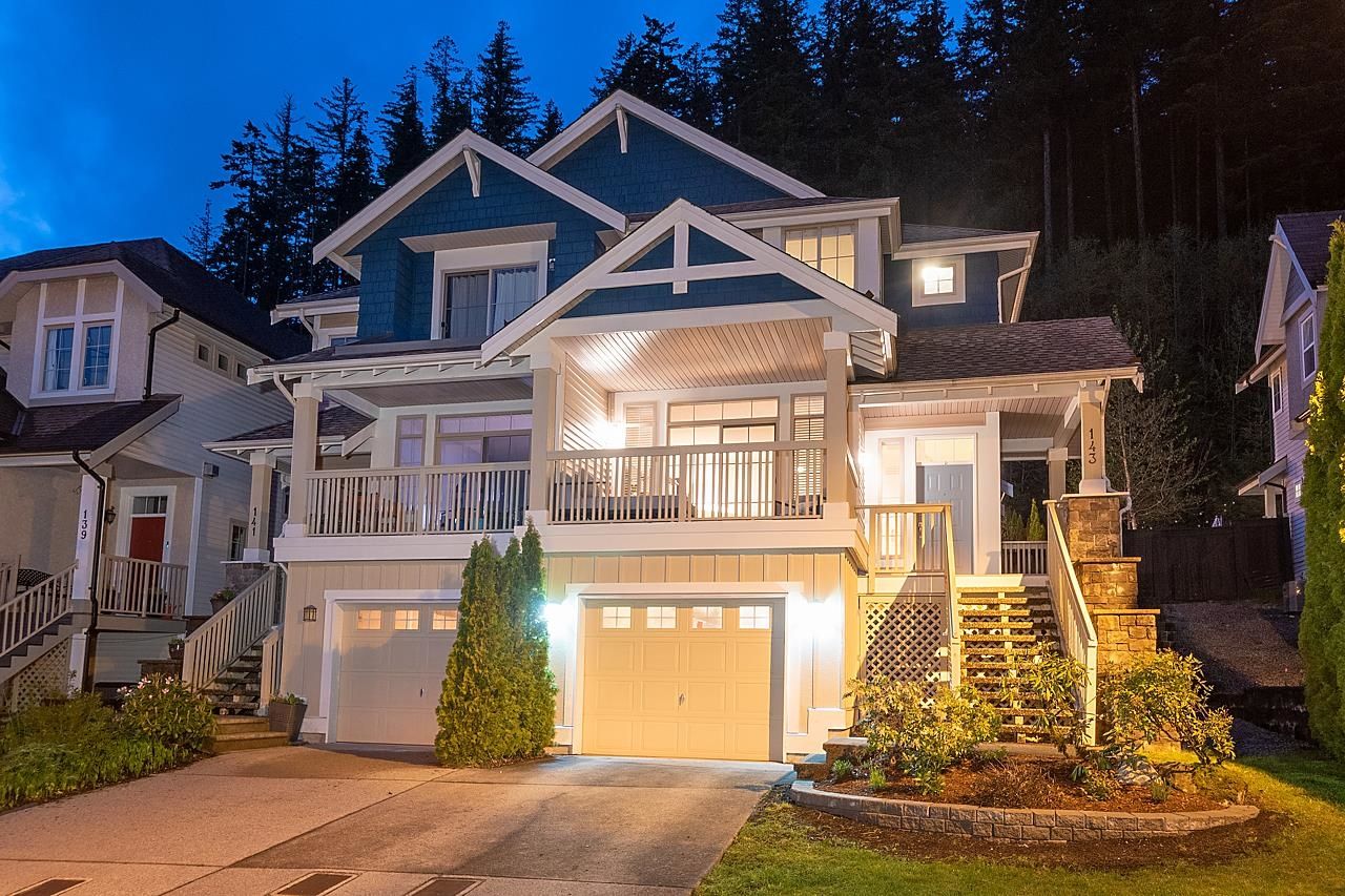 Main Photo: 143 FERNWAY Drive in Port Moody: Heritage Woods PM 1/2 Duplex for sale : MLS®# R2775349