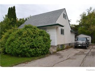 Main Photo: 820 Moncton Avenue in Winnipeg: Residential for sale (3B)  : MLS®# 1625220