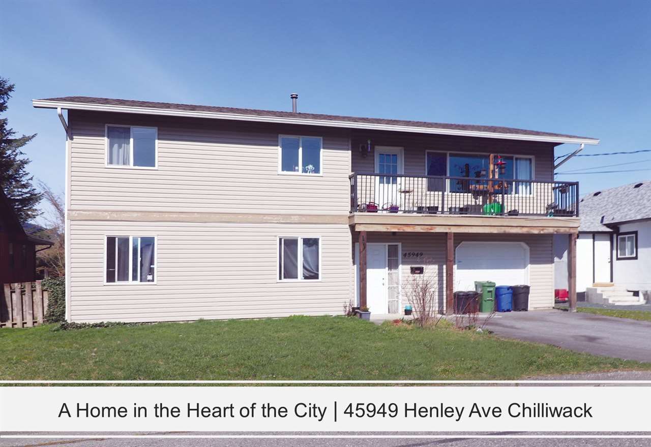 Main Photo: 45949 HENLEY Avenue in Chilliwack: Chilliwack N Yale-Well House for sale : MLS®# R2555397