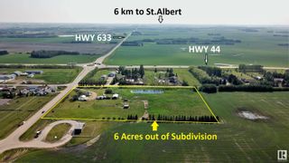 Photo 1: 26501 SH 633: Rural Sturgeon County Rural Land/Vacant Lot for sale : MLS®# E4300018