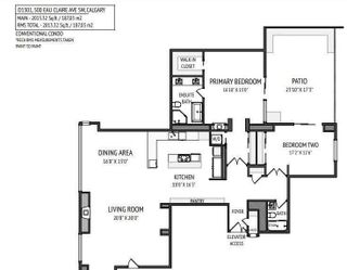Photo 41: 1301D 500 Eau Claire Avenue SW in Calgary: Eau Claire Apartment for sale : MLS®# A2121564
