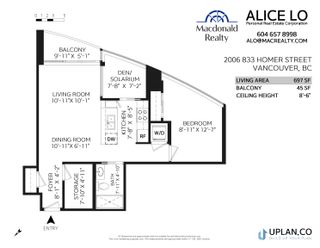 Photo 29: 2006 833 HOMER Street in Vancouver: Downtown VW Condo for sale in "Atelier" (Vancouver West)  : MLS®# R2648917