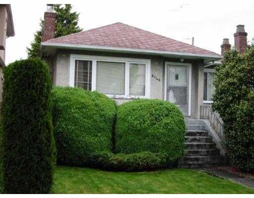 Main Photo: 2749 W 21ST AV in Vancouver: Arbutus House for sale (Vancouver West)  : MLS®# V544067