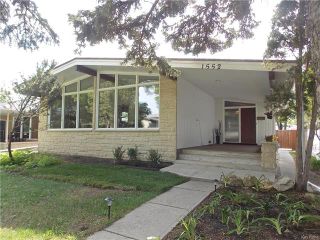 Photo 1: 1552 Mathers Bay in Winnipeg: River Heights South Residential for sale (1D)  : MLS®# 1813683