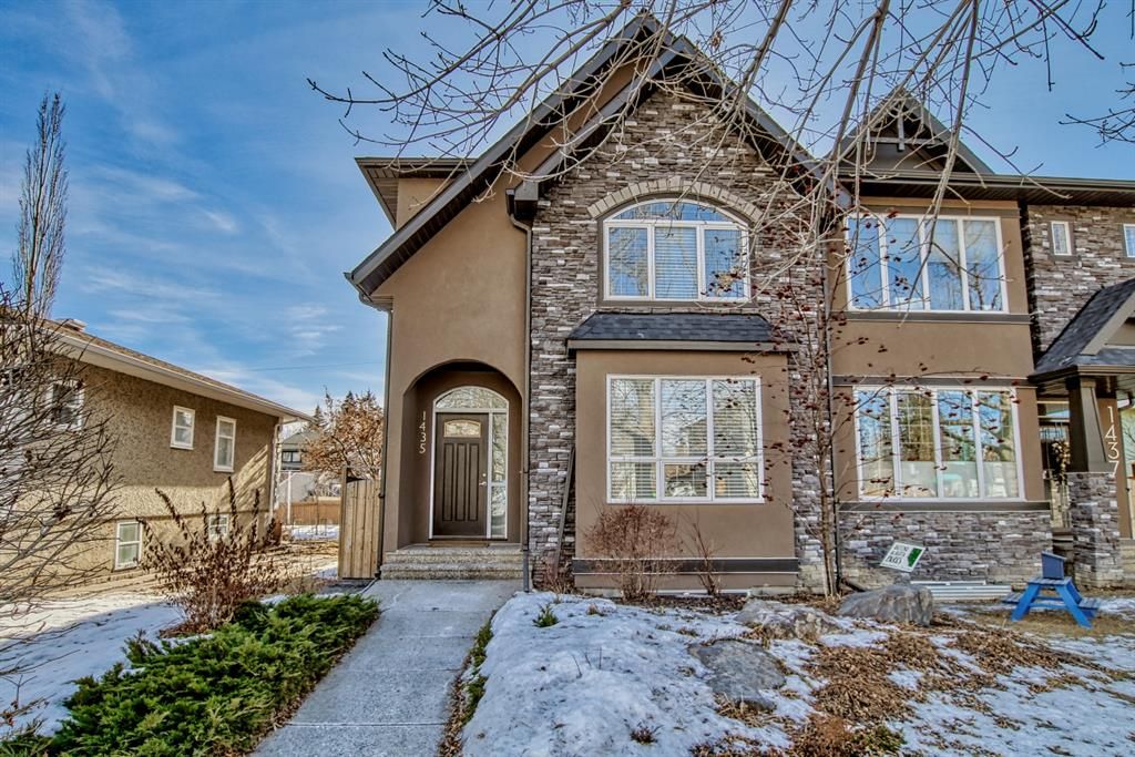 Main Photo: 1435 22 Avenue NW in Calgary: Capitol Hill Semi Detached (Half Duplex) for sale : MLS®# A2054200