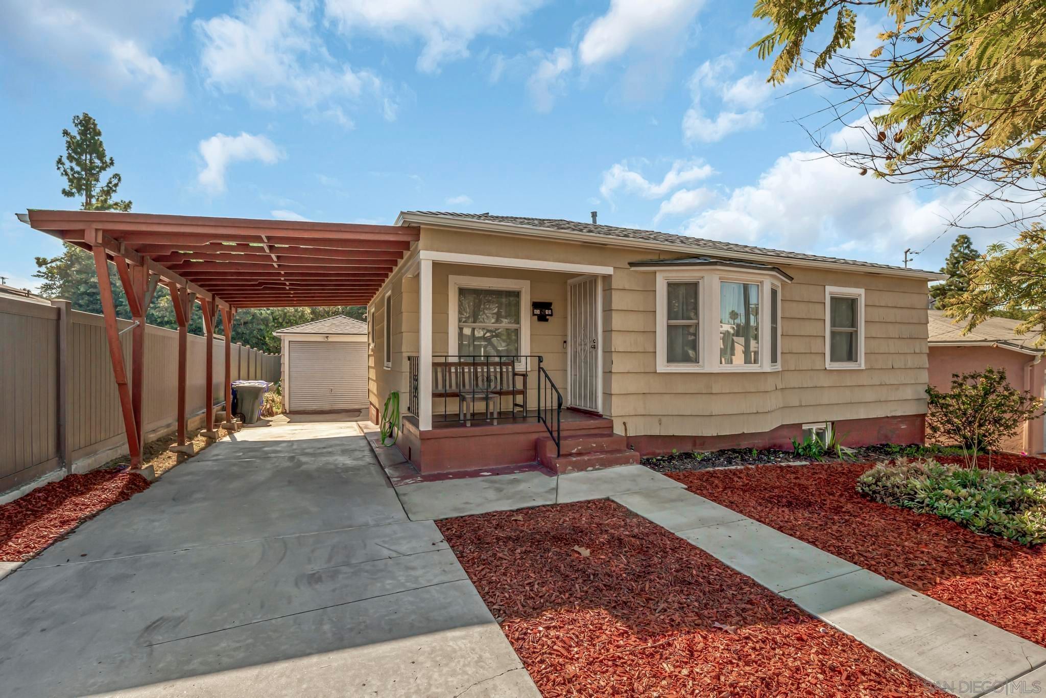Main Photo: CITY HEIGHTS House for sale : 3 bedrooms : 5373 Trojan Ave in San Diego