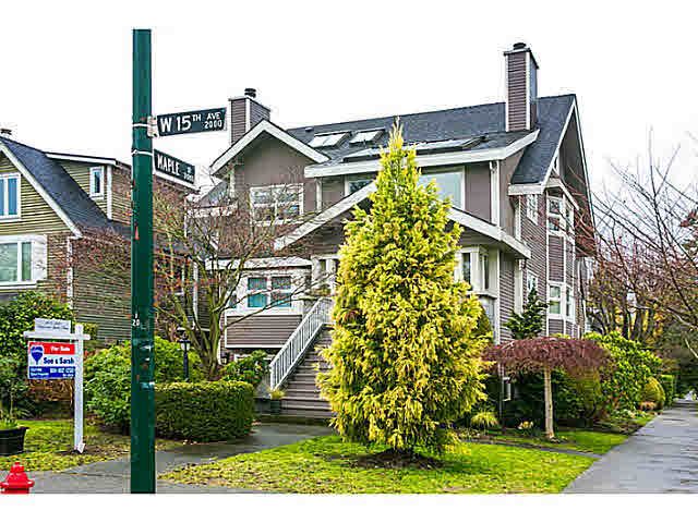 Main Photo: 2003 W 15th Avenue in Vancouver: Townhouse 