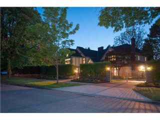 Photo 1: 4583 CONNAUGHT Drive in Vancouver: Shaughnessy House for sale (Vancouver West)  : MLS®# V1123560
