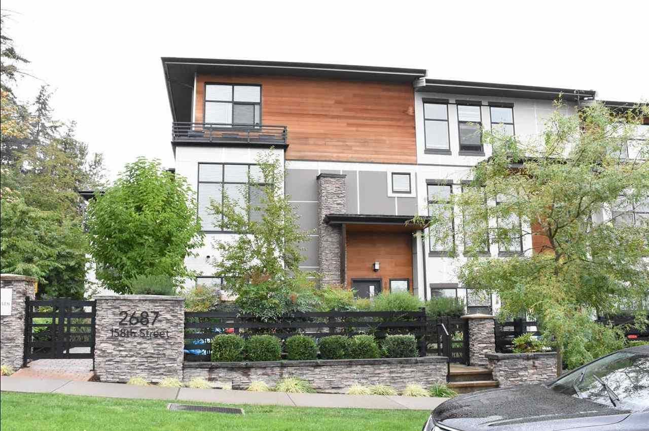 Main Photo: 66 2687 158 Street in Surrey: Grandview Surrey Townhouse for sale in "Jacobsen" (South Surrey White Rock)  : MLS®# R2231984