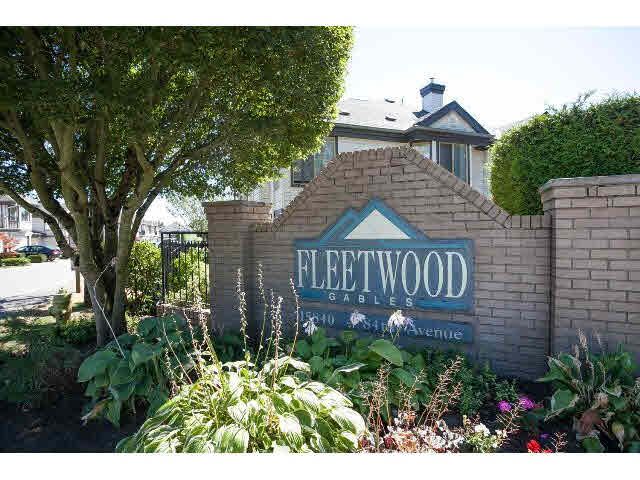 Main Photo: 43 15840 84TH Avenue in Surrey: Fleetwood Tynehead Townhouse for sale in "Fleetwood Gables" : MLS®# F1448780