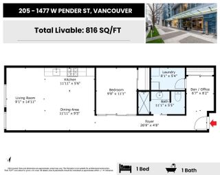 Photo 14: 205 1477 W PENDER Street in Vancouver: Coal Harbour Condo for sale (Vancouver West)  : MLS®# R2875656