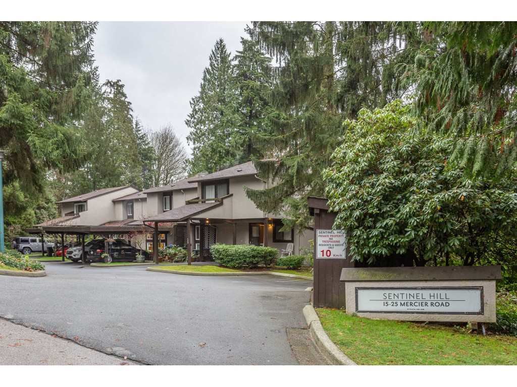 Photo 1: Photos: 21 MERCIER Road in Port Moody: North Shore Pt Moody Townhouse for sale in "SENTINEL HILL" : MLS®# R2421909