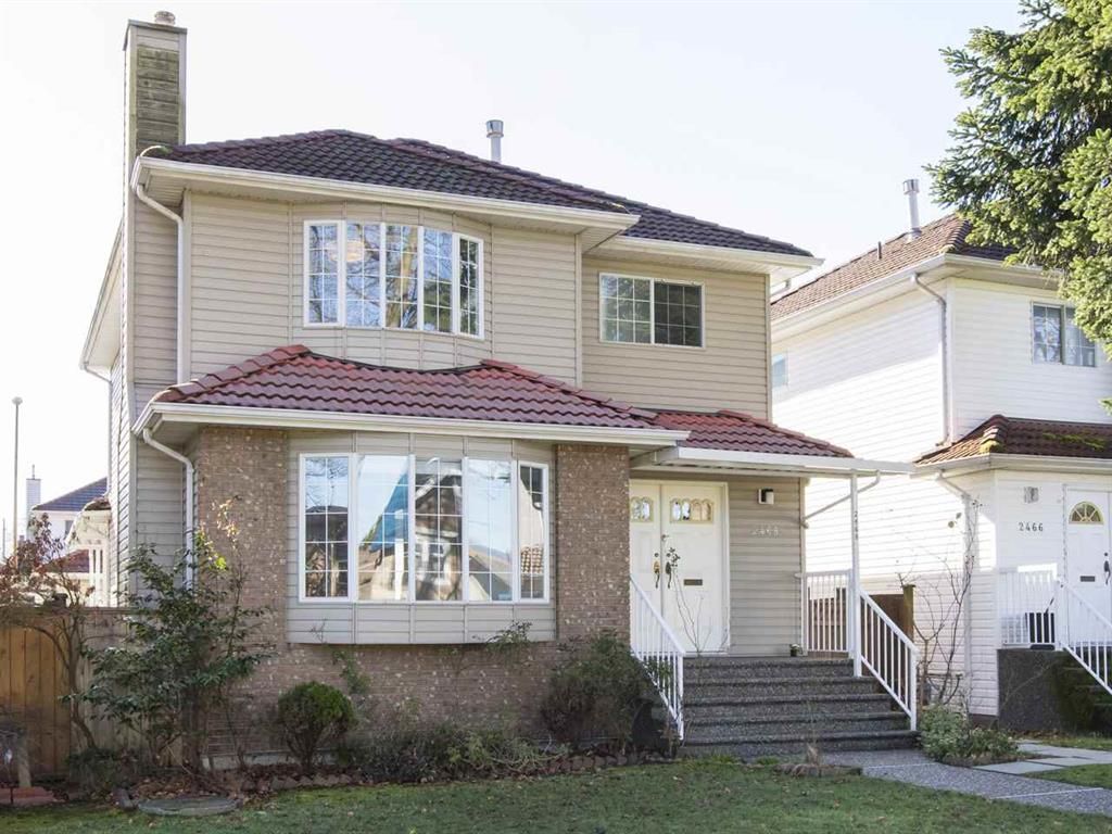 Main Photo: 2468 William St. in Vancouver: Renfrew VE House for sale (Vancouver East)  : MLS®# R2039909