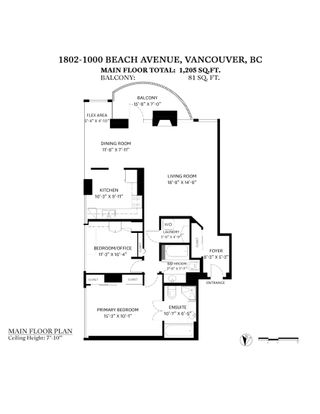Photo 40: 1802 1000 BEACH Avenue in Vancouver: Yaletown Condo for sale (Vancouver West)  : MLS®# R2626860